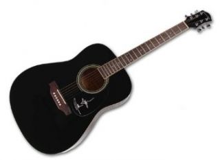 James Taylor Autographed Signed Black Acoustic Guitar & Proof: James Taylor: Entertainment Collectibles