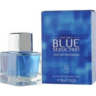 Blue Seduction Eau De Toilette Natural Spray by Antonio Banderas, 1 Fluid Oun : Beauty