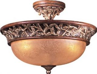 Minka Lavery 1568 477 3 Light Semi Flush Ceiling Fixture from the Salon Grand Collection, Florence Patina   Semi Flush Mount Ceiling Light Fixtures  