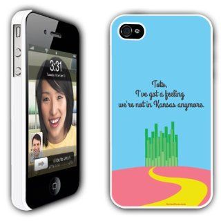 iPhone 4/4s Case   Movie Quote   The Wizard of Oz   "Toto, I've got a feeling"   Clear Protective Hard Case: Cell Phones & Accessories