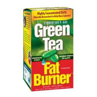 Green Tea Fat Burner, Natural ingredients, Powerful antioxidant blend, 200 Count: Health & Personal Care