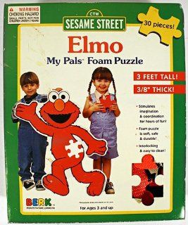 Berk Sesame Street Elmo My Pals Foam Puzzle: Toys & Games