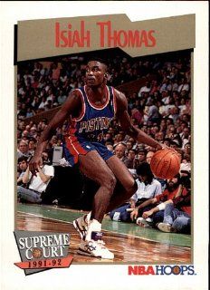1991 NBA Hoops   Isiah Thomas   Pistons   Card 464: Sports & Outdoors