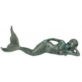 Seaworn Cast Iron Laying Mermaid 26"   Nautical Decor   Nautical Home Decoration: Toys & Games