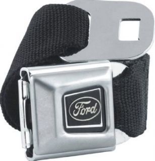Ford Motor Car Seatbelt Belt Buckle   with Adjustable Nylon Web Built Strap: Clothing