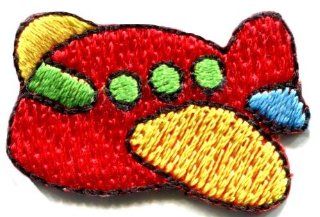 Airplane Plane Kids Fun Flying Retro Sew Sewing Applique Iron on Patch New S 472 Handmade Design From Thailand: Patio, Lawn & Garden