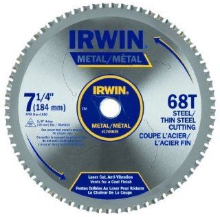 Irwin   Metal Cutting Circular Saw Blades 7 1/4" 68T Mc   Thin Steel: 585 4935560   7 1/4" 68t mc   thin steel [Set of 5]    
