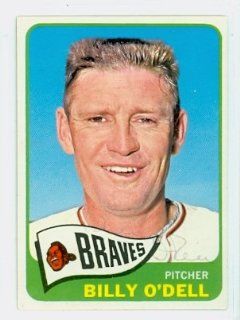 Billy O' Dell AUTO 1965 Topps #476 Braves: Sports Collectibles