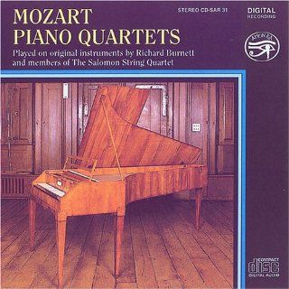 Mozart: Piano Quartets (K 478 & K 493) /Richard Burnett * members of the Salomon String Quartet: Music