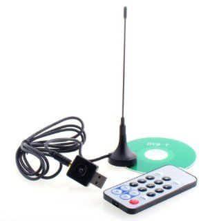 Uoften TV Tuner MPEG 2 Mini USB DVB T Stick FM DAB Portable Antenna for Win7 Windows XP: Electronics