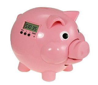 Imaginarium Pig E Bank Pink Piggy with LCD screen: Toys & Games