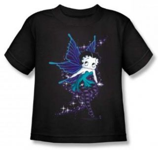Boop Sparkle Fairy Juvenile Black T Shirt BB484 KT: Clothing