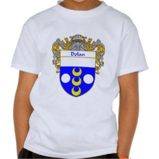 Dolan Coat of Arms (Mantled) Tees