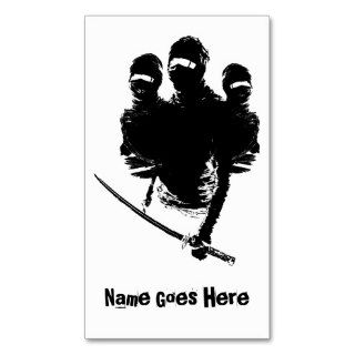 tres ninjas business card