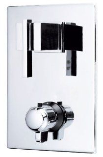 Danze D560144 Sirius Two Handle 1/2 Inch Thermostatic Shower Valve with Trim, Chrome    
