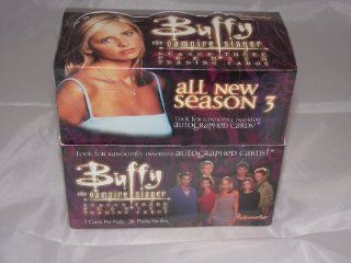 Buffy The Vampire Slayer Season 3 Factory Sealed Trading Card Hobby Box 36 Packs: Toys & Games