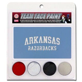 Arkansas Razorbacks Face Paint with Stencils : Football Apparel : Sports & Outdoors