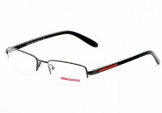Eyeglasses Prada Linea Rossa PS 57BV AAG1O1 ASPHALT DEMI SHINY DEMO LENS: Health & Personal Care