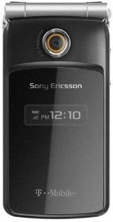  Sony Ericsson TM506 Phone, Black/Chrome/Amber (T Mobile): Cell Phones & Accessories