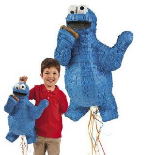 Cookie Monster Pull String Piata   Party Decorations & Pinatas: Health & Personal Care