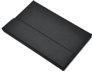 YIKING Black Slim and Compact Leather Folio Case Cover for the Microsoft Surface RT Tablet with Windows 8   Compatible with the Keyboard Touch and Type Covers from Microsoft: Computers & Accessories