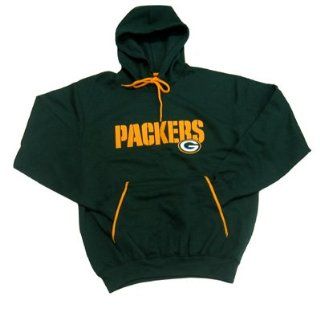 Green Bay Packers Charged Mens Pullover Hooded Sweatshirt  Sports Fan Sweatshirts  Sports & Outdoors