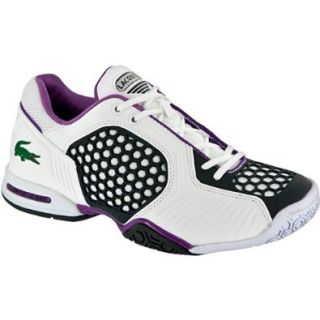 Lacoste Repel 2 Womens Tennis Shoes White/Dark Blue/Purple 7: Shoes