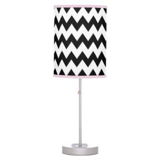 Black and White Zigzag Lamps