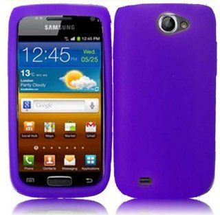 Purple Soft Silicone Gel Skin Cover Case for Samsung Galaxy Exhibit 4G SGH T679: Cell Phones & Accessories
