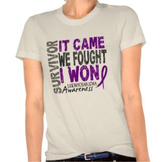 Leiomyosarcoma Survivor It Came We Fought I Won Shirt