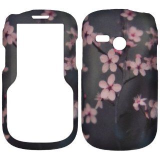 Cherry Blossom Spring Flower Net10 Tracfone Lg501c Lg 501c 501 Faceplate Rubberized Snap on Hard Phone Cover Case Protector Accessory: Cell Phones & Accessories