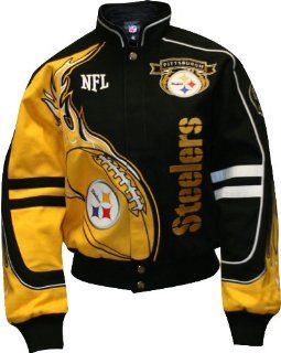 NFL Pittsburgh Steelers Men's Redzone Jacket (Team, Small) : Sports Fan Outerwear Jackets : Sports & Outdoors