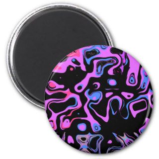 funky abstracts fridge magnets