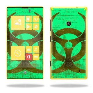 Protective Vinyl Skin Decal Cover for Nokia Lumia 520 Cell Phone T Mobile Sticker Skins Biohazard Computers & Accessories