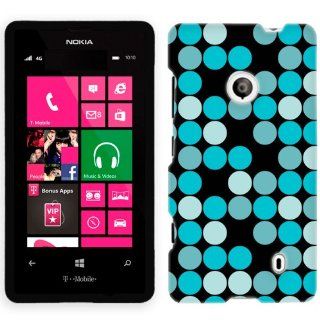 Nokia Lumia 521 Fashion Blue Dots Phone Case Cover: Cell Phones & Accessories
