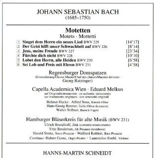 Bach: 6 Motets: Music