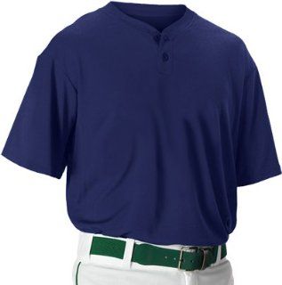 Alleson 522MMY Youth 2 Button Custom Baseball Jerseys NA   NAVY YXL : Baseball And Softball Jerseys : Sports & Outdoors