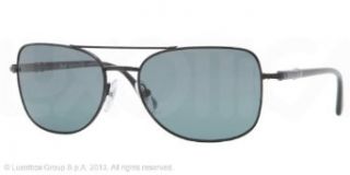 Persol PO2420S Sunglasses 522/4N Shiny Black (Blue Photo Polarized Lens) 56mm Clothing