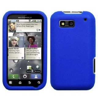 Cbus Wireless Blue Silicone Case / Skin / Cover for Motorola Defy / MB525: Cell Phones & Accessories