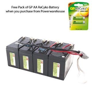 APC SU1400RMXL3U Battery   Genuine APC RBC25 Cartridge #25 Maintenance Free Lead Acid Battery Electronics