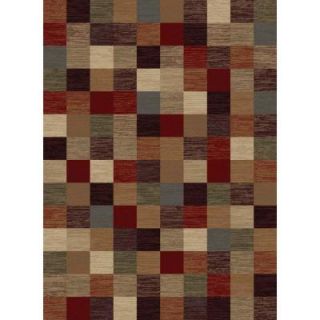 Tayse Rugs Festival Multi 5 ft. 3 in. x 7 ft. 3 in. Contemporary Area Rug 8710  Multi  5x8