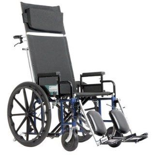 FreeLander Reclining Wheelchair Seat Size: 16" x 18", Legrests: Elevating: Health & Personal Care