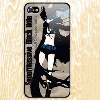 Bestfyou Black Rock Shooter Design Skin Hard Back Case Decal PVC Cover for Apple Iphone 5: Cell Phones & Accessories