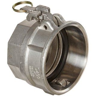 Dixon RDWSP400EZ Stainless Steel 316 EZ Boss Lock Cam and Groove Hose Fitting for Socket Weld to Schedule 40 Pipe, 4" Coupling, 4.530" Bore Diameter Camlock Hose Fittings