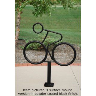 Bike Rack, Advocate Mini Model, Galvanized, In Ground unit weighs 27 lbs, 33" Long, 2 points of contact: Industrial Warning Signs: Industrial & Scientific