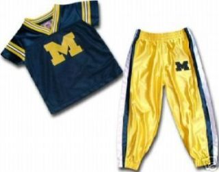 Michigan Wolverines NCAA (University) Kids/Child Jersey & Pants Set  Athletic Jerseys  Clothing