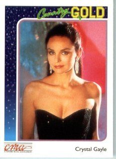 1992 Country Gold Trading Card #61 Crystal Gayle In a Protective Display Case!: Sports Collectibles
