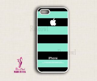 iphone 5 case, iphone 5 cover, iphone 5 cases   Blue Black stripe apple iphon: Cell Phones & Accessories