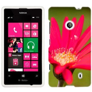 Nokia Lumia 521 Red Daisy Flowers Phone Case Cover: Cell Phones & Accessories
