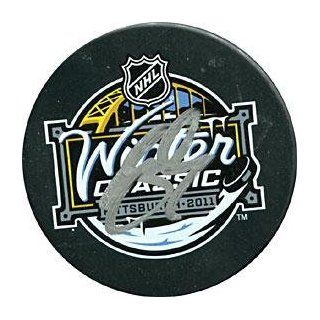 Sidney Crosby Signed Puck   2011 Winter Classic   Autographed NHL Pucks : Hockey Pucks : Sports & Outdoors